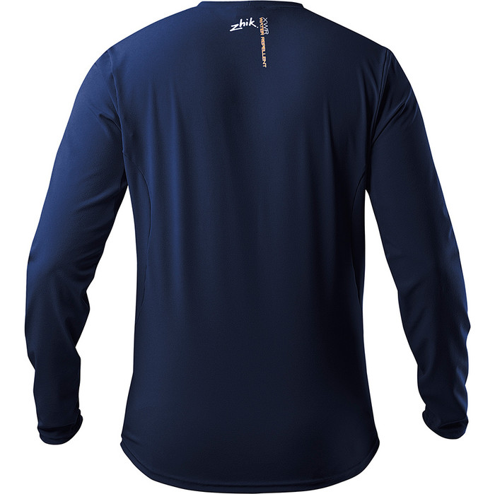 2024 Zhik Mens XWR Water Repellent Long Sleeve T-Shirt ATE0093 Steel Blue